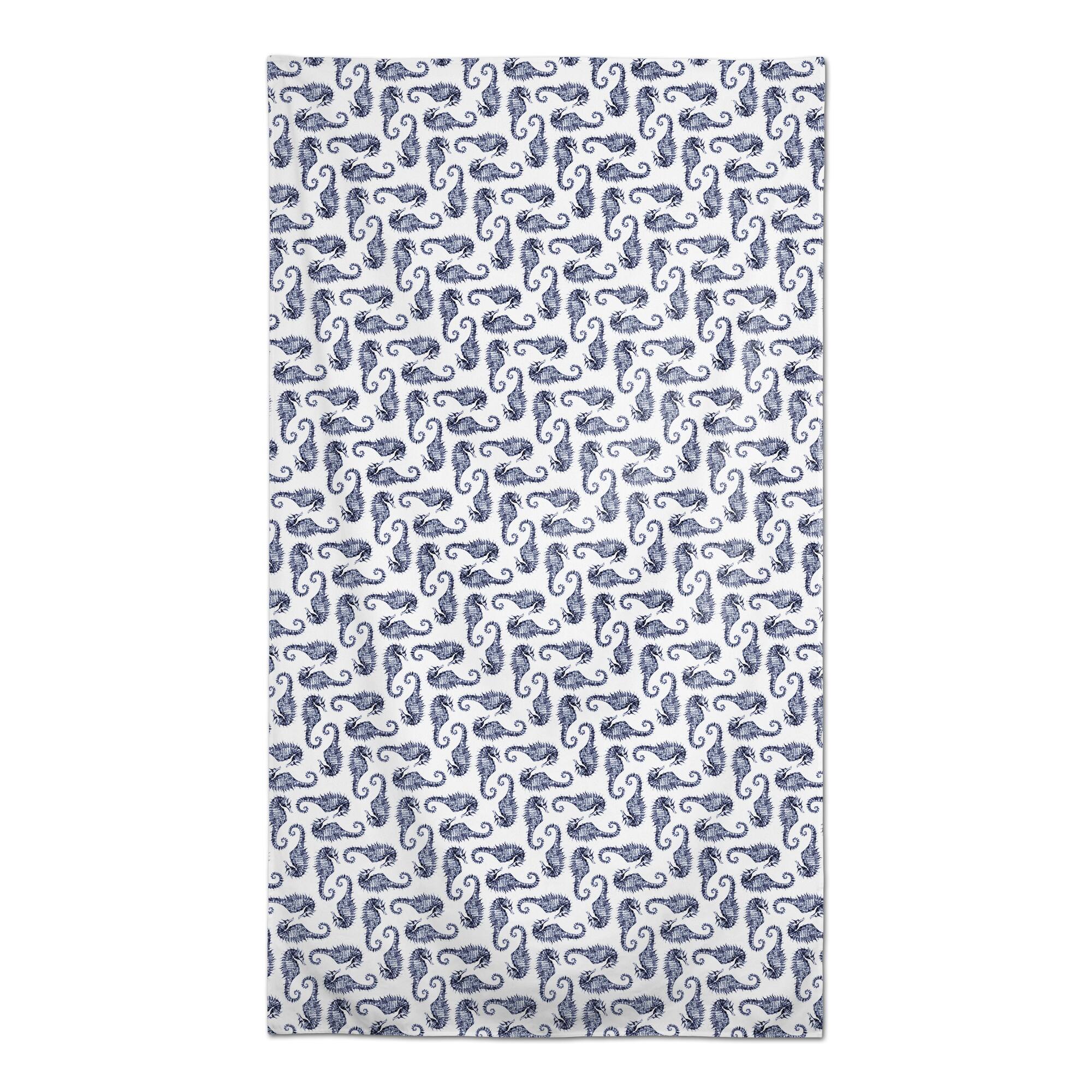 Seahorse Pattern Tablecloth